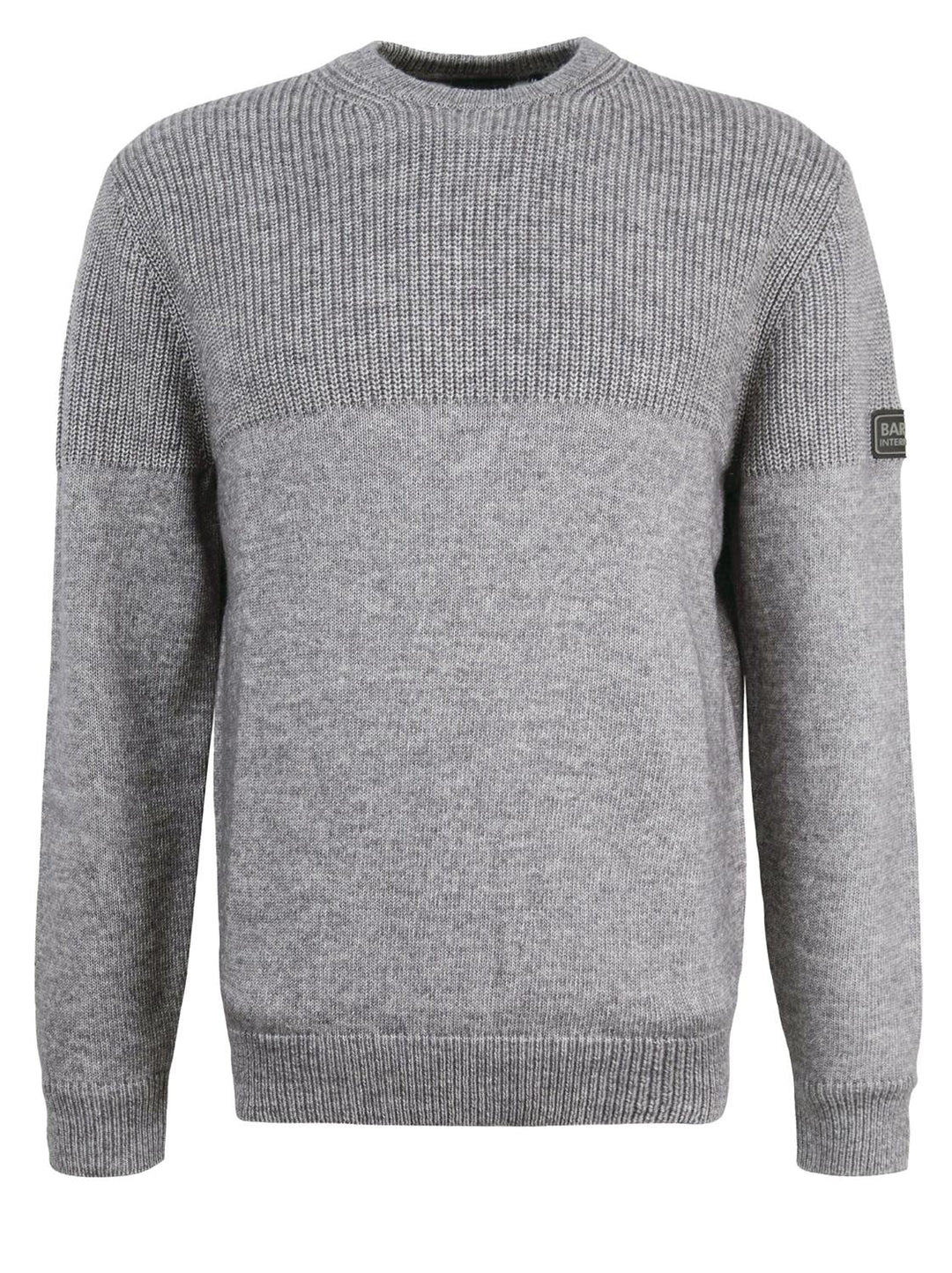 Barbour International trui-70% katoen, 30% wol-HEREN TRUIEN & VESTEN-Grijs