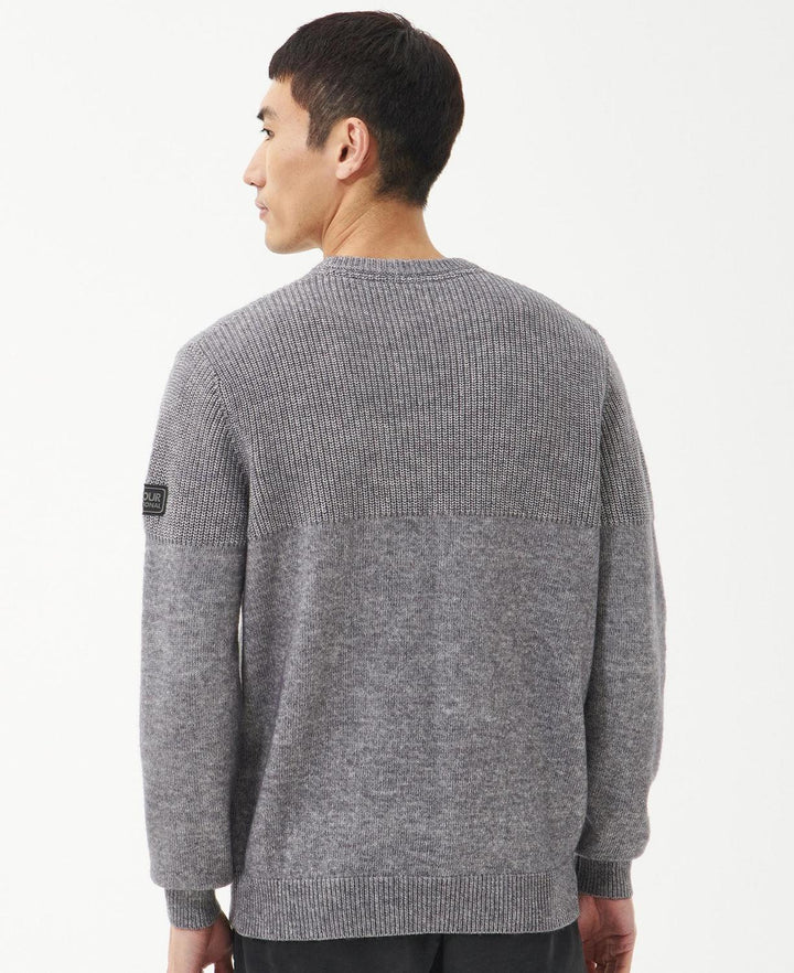 Barbour International trui-70% katoen, 30% wol-HEREN TRUIEN & VESTEN-Grijs