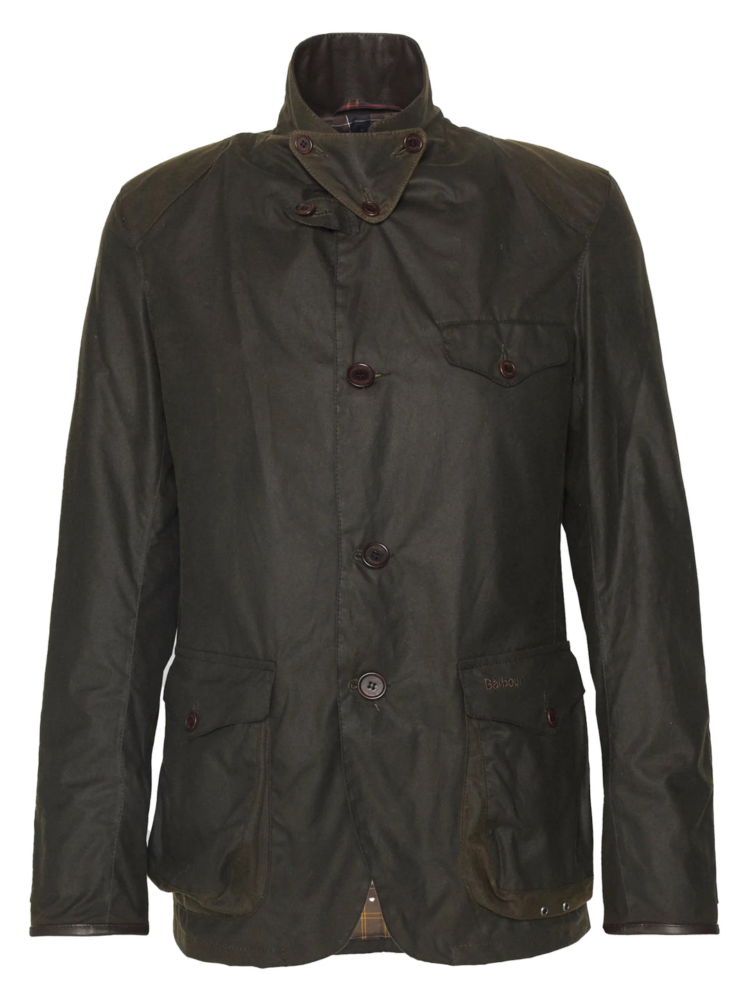 Barbour James Bond Jack - Olive -100% katoen-HEREN JASSEN & JACKS-Bruin