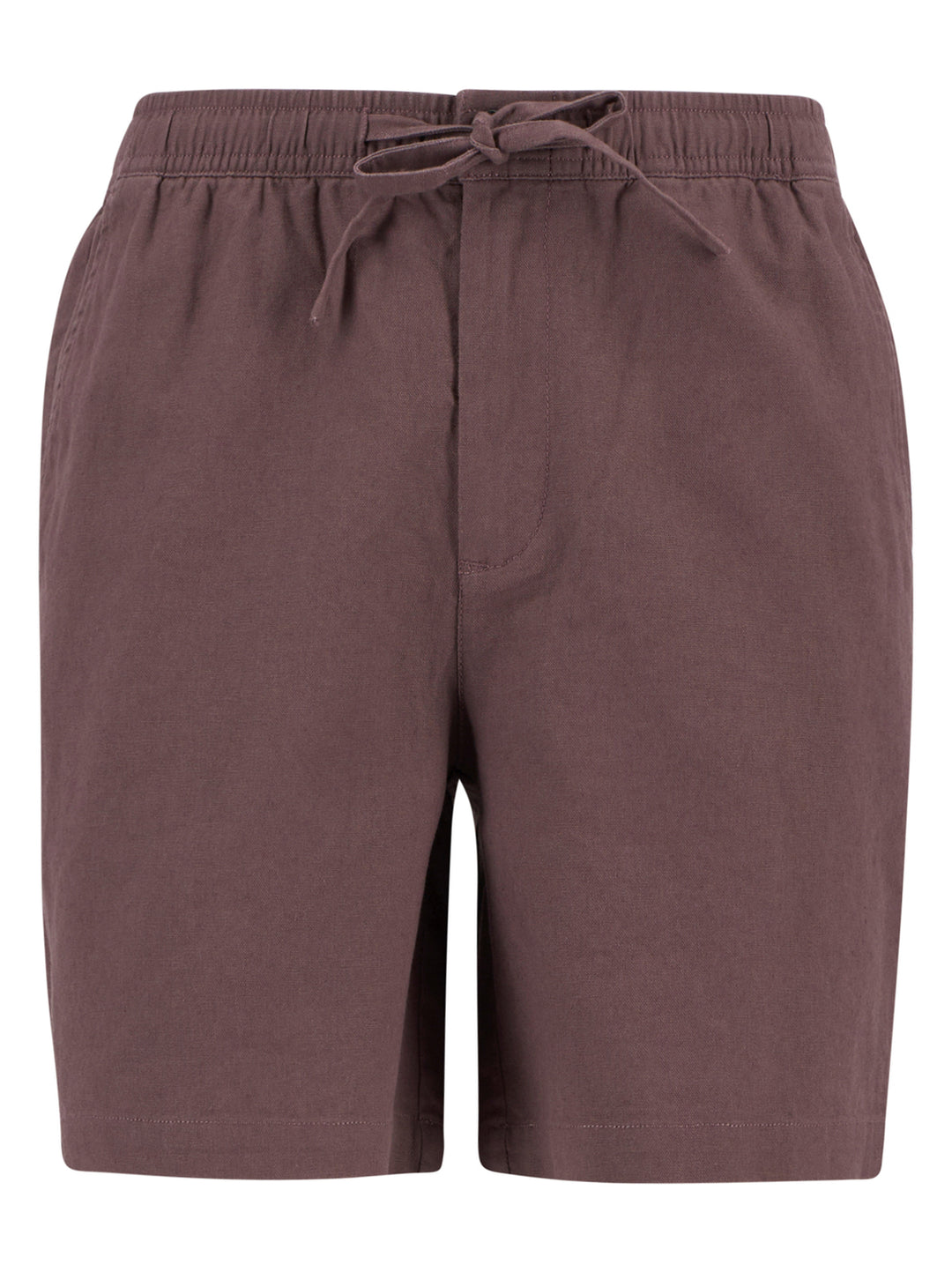 Barbour Linnen Relaxed Shorts – Bruin-55% linnen, 45% katoen-HEREN BROEKEN-Bruin