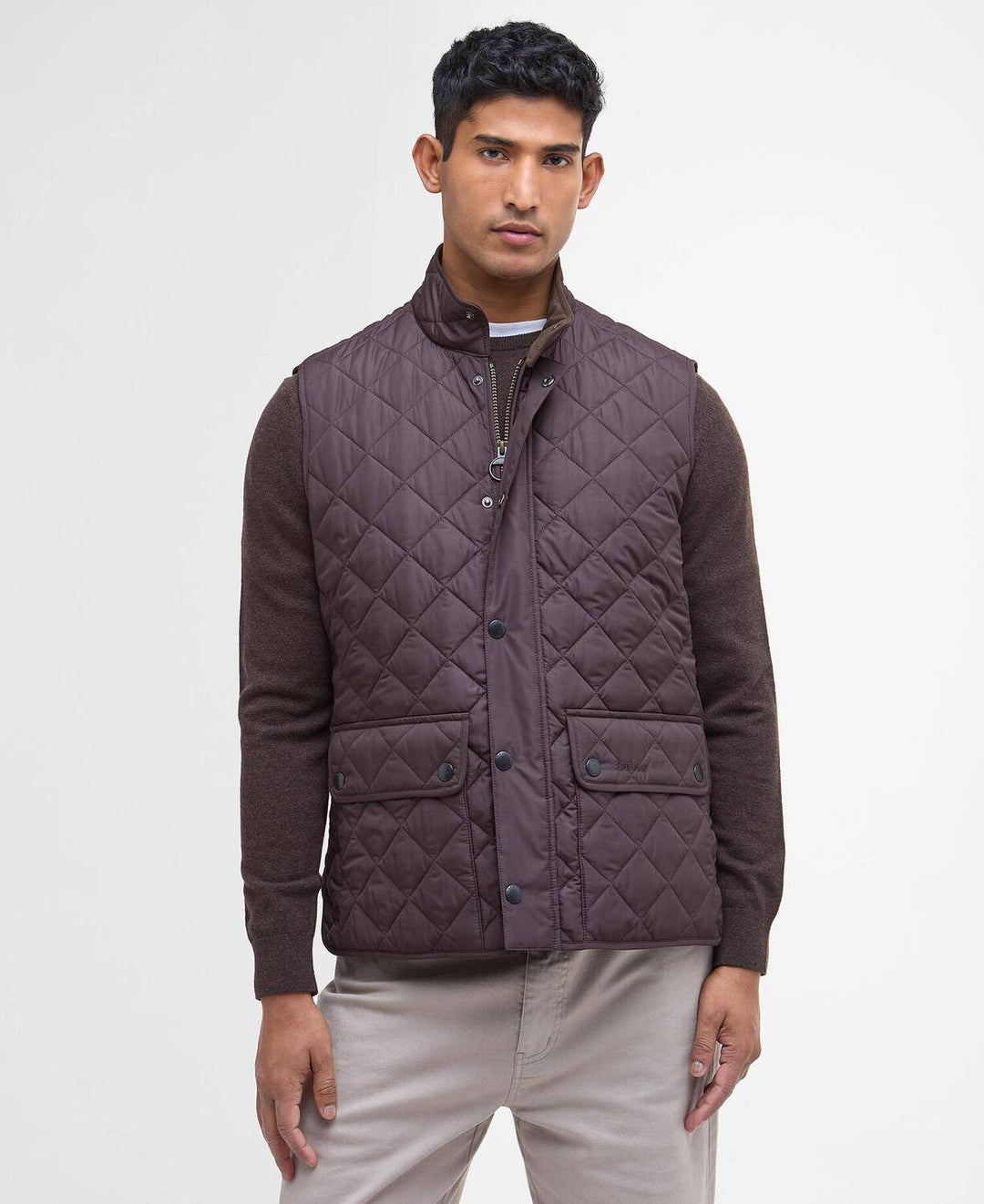 Barbour Lowerdale Bodywarmer – Bruin-100% polyester-HEREN JASSEN & JACKS-Bruin