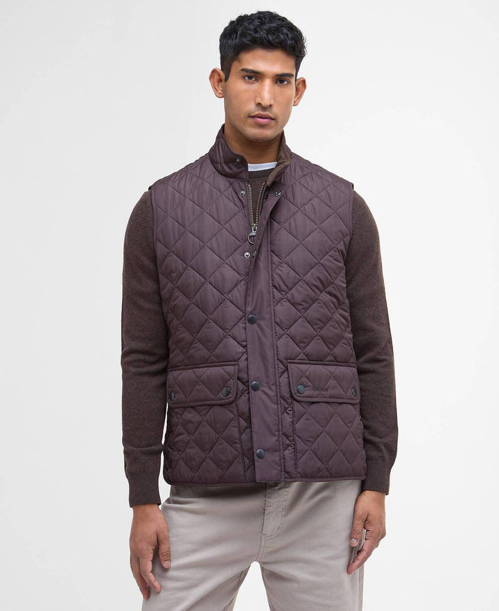 Barbour Lowerdale Bodywarmer – Bruin-100% polyester-HEREN JASSEN & JACKS-Bruin