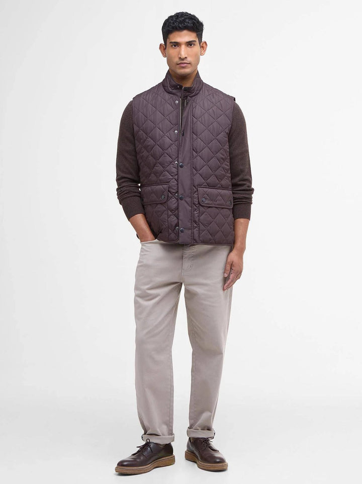 Barbour Lowerdale Bodywarmer – Bruin-100% polyester-HEREN JASSEN & JACKS-Bruin