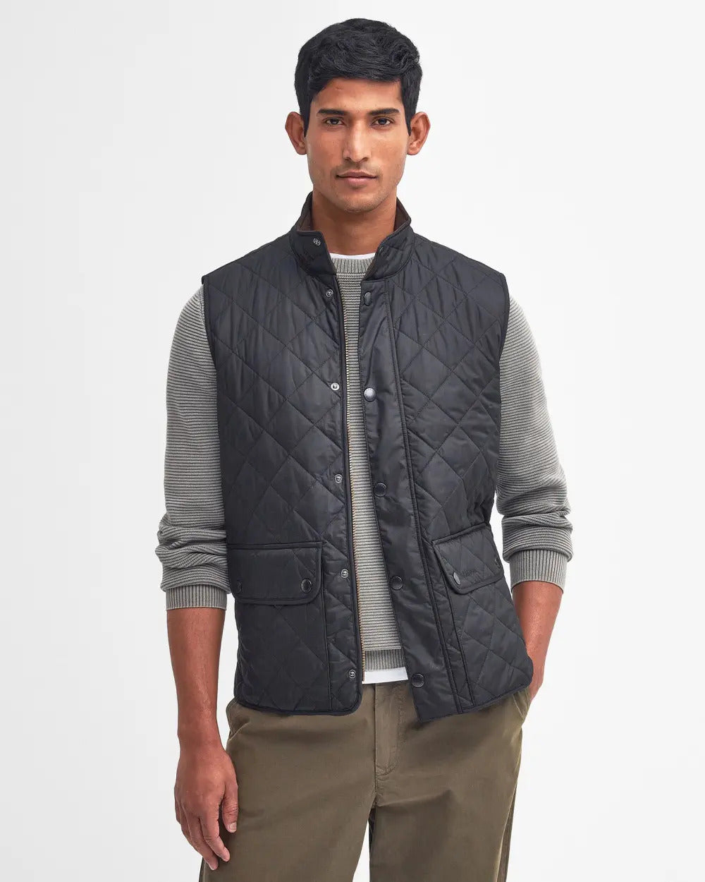 Barbour Lowerdale Quilted Gilet – Blauw-100% polyester-HEREN JASSEN & JACKS-Blauw