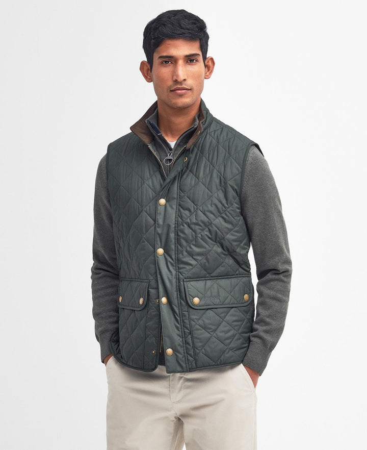 Barbour Lowerdale Quilted Gilet – Groen-100% polyester-HEREN JASSEN & JACKS-Groen