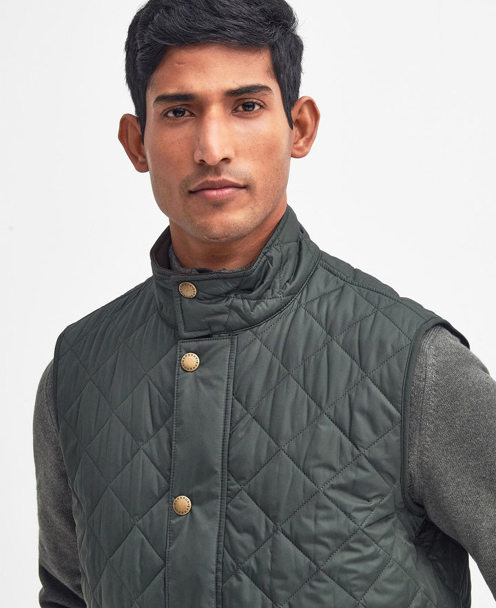 Barbour Lowerdale Quilted Gilet – Groen-100% polyester-HEREN JASSEN & JACKS-Groen