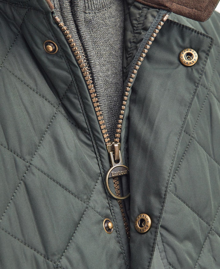 Barbour Lowerdale Quilted Gilet – Groen-100% polyester-HEREN JASSEN & JACKS-Groen