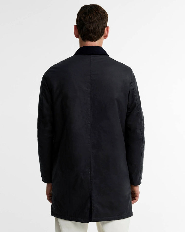 Barbour Mac Waxjas – Blauw-100% katoen-HEREN JASSEN & JACKS-Blauw
