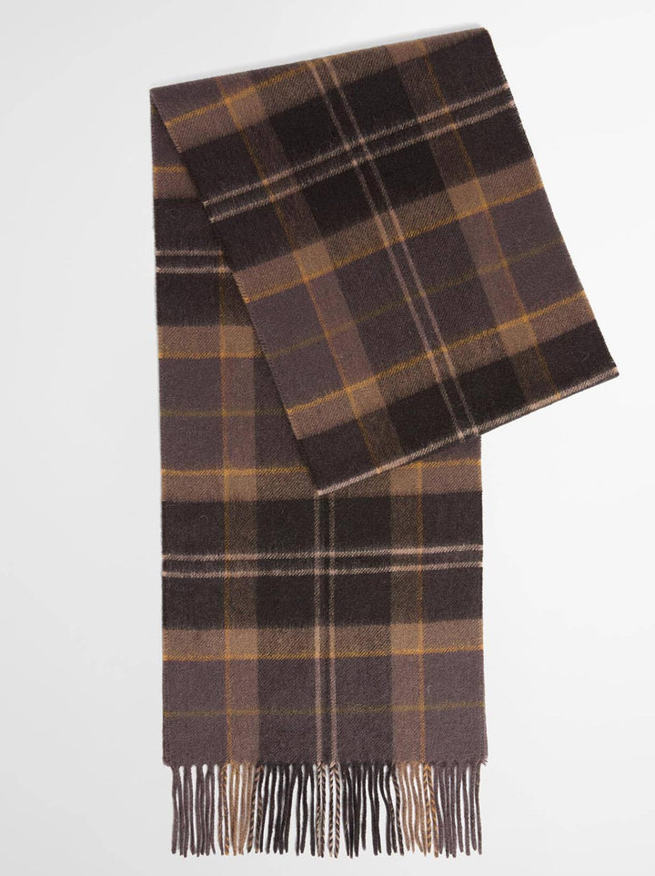 Barbour Mineral Sjaal – Bruin-90% wol, 10% kasjmier-HEREN ACCESSOIRES-Bruin