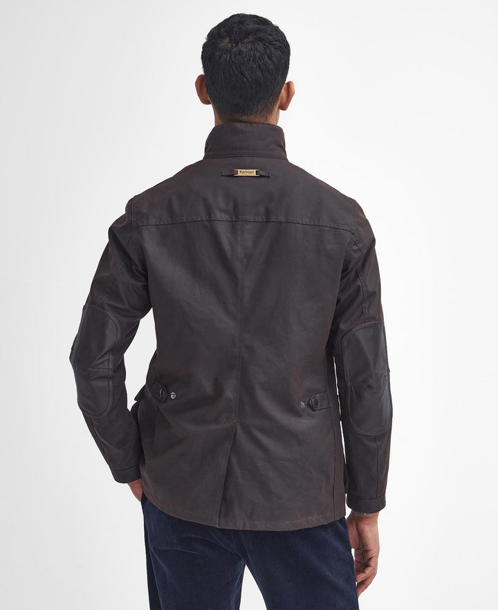 Barbour Ogston Waxed Jacket – Bruin-100% katoen-HEREN JASSEN & JACKS-Bruin