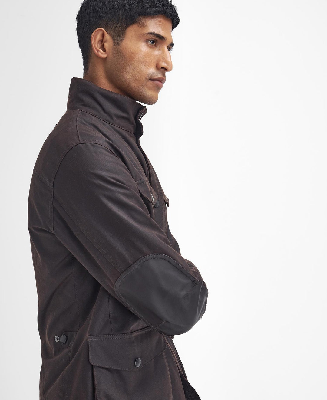 Barbour Ogston Waxed Jacket – Bruin-100% katoen-HEREN JASSEN & JACKS-Bruin