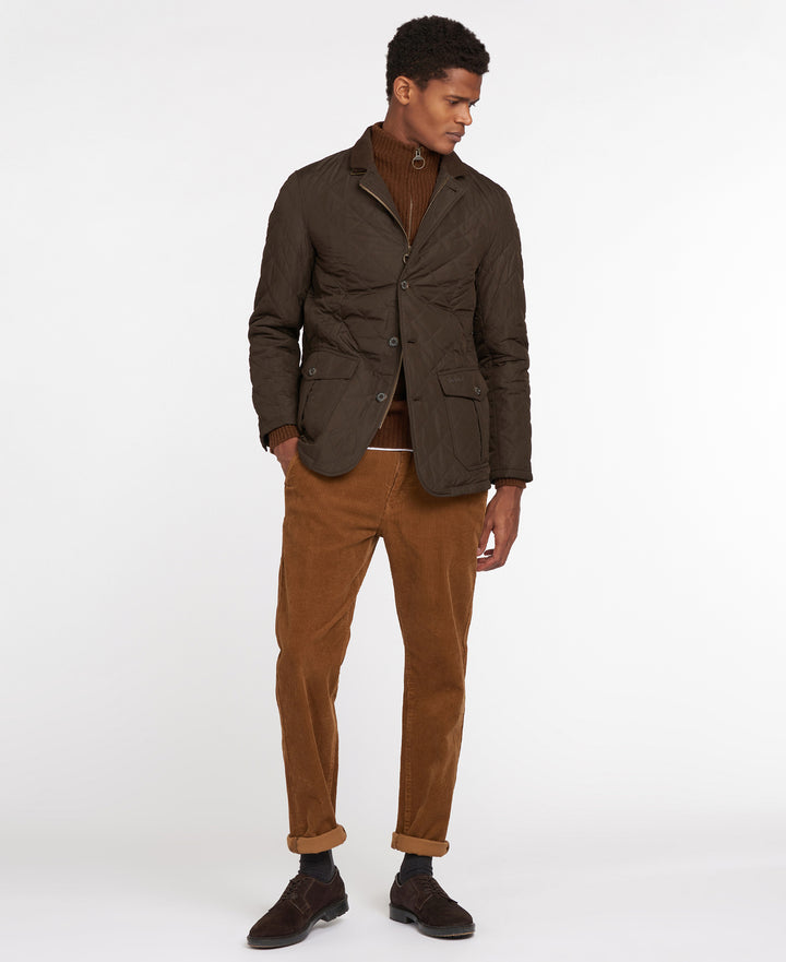 Barbour Quilted Lutz Jack – Groen-100% polyester-HEREN JASSEN & JACKS-Groen