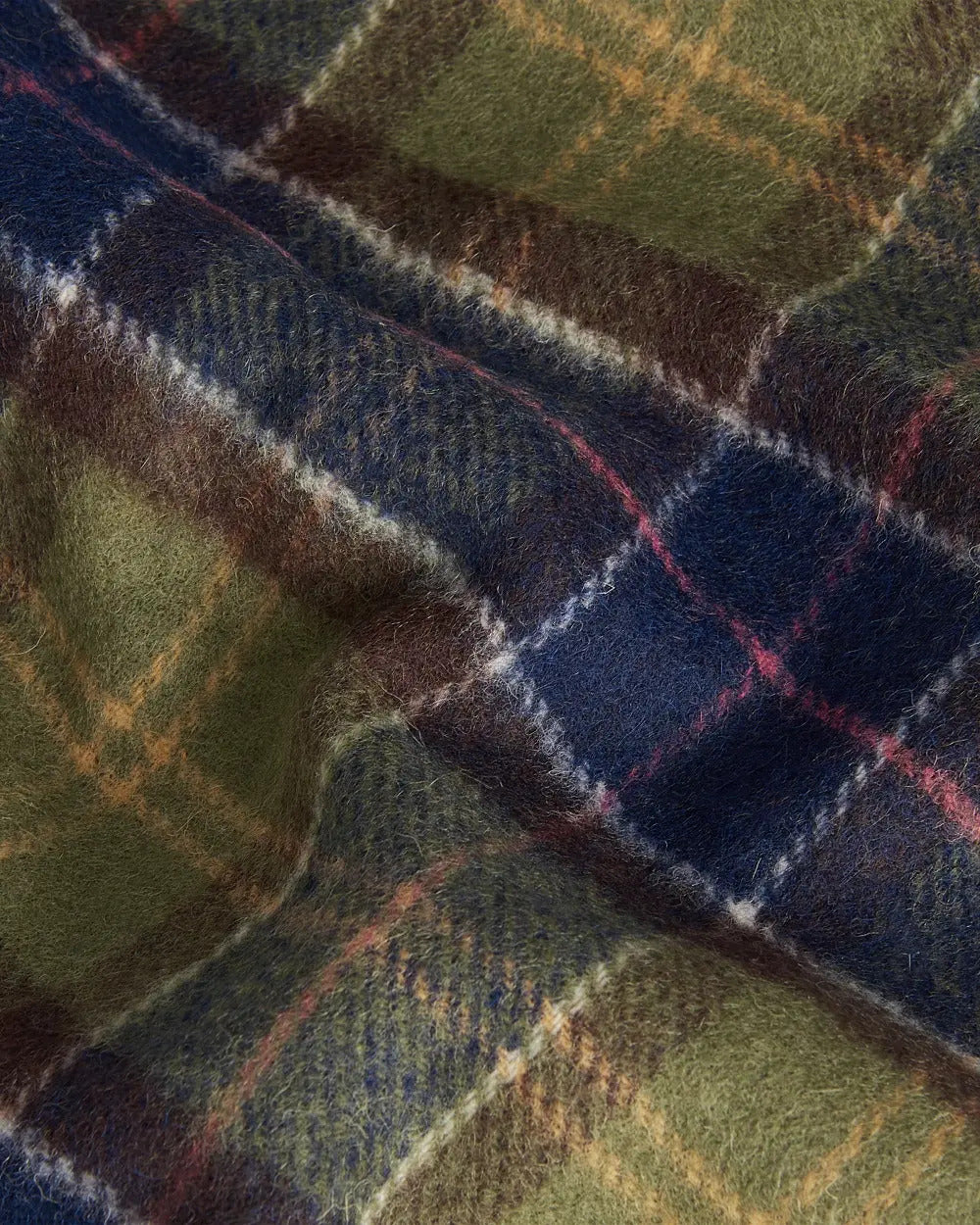Barbour Tartan Lambswool Scarf – Groen-100% lamswol-HEREN ACCESSOIRES-Groen