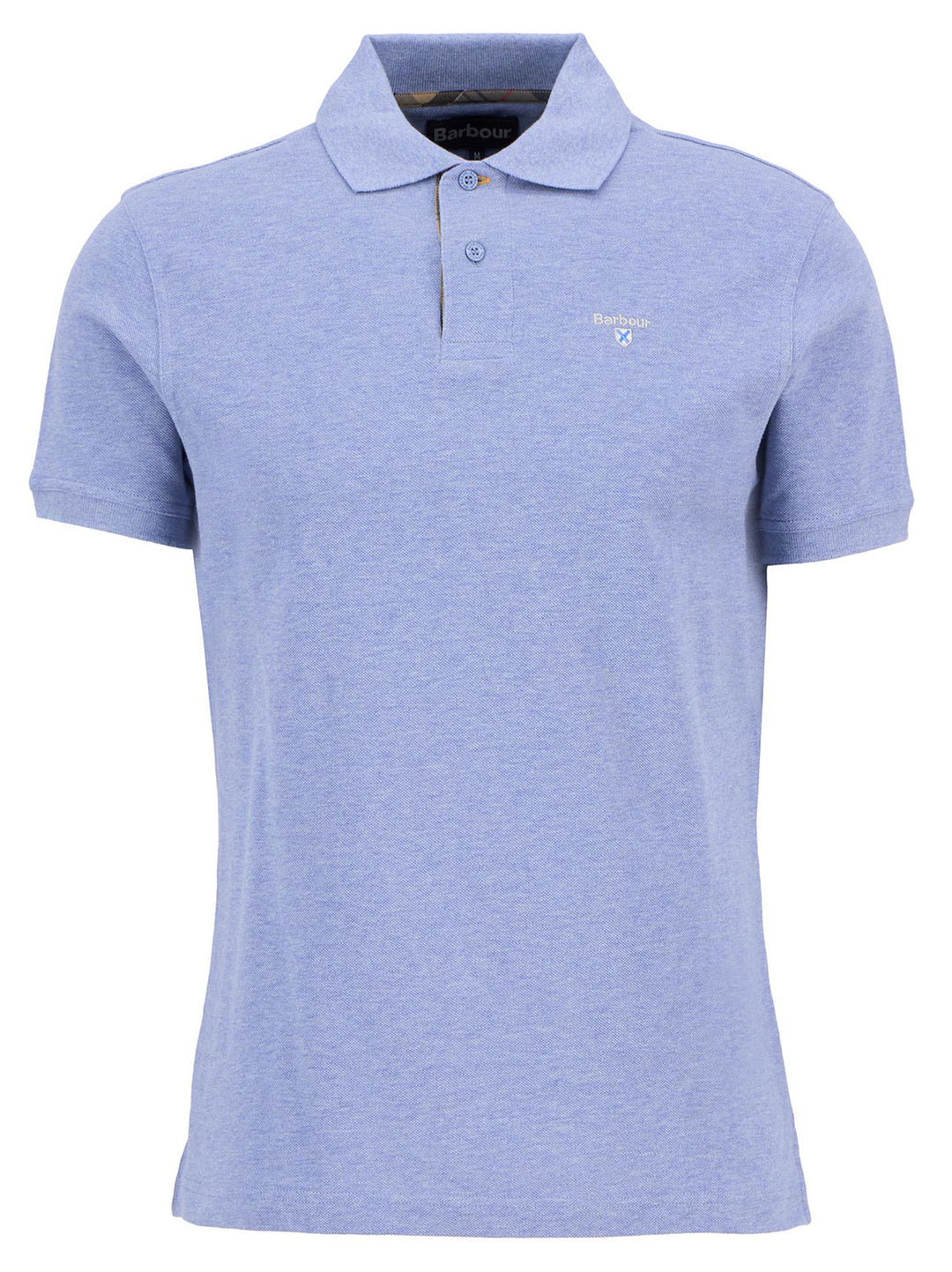 Barbour Tartan Pique Polo Shirt – Blauw-100% katoen-HEREN POLO'S & T-SHIRTS-Blauw