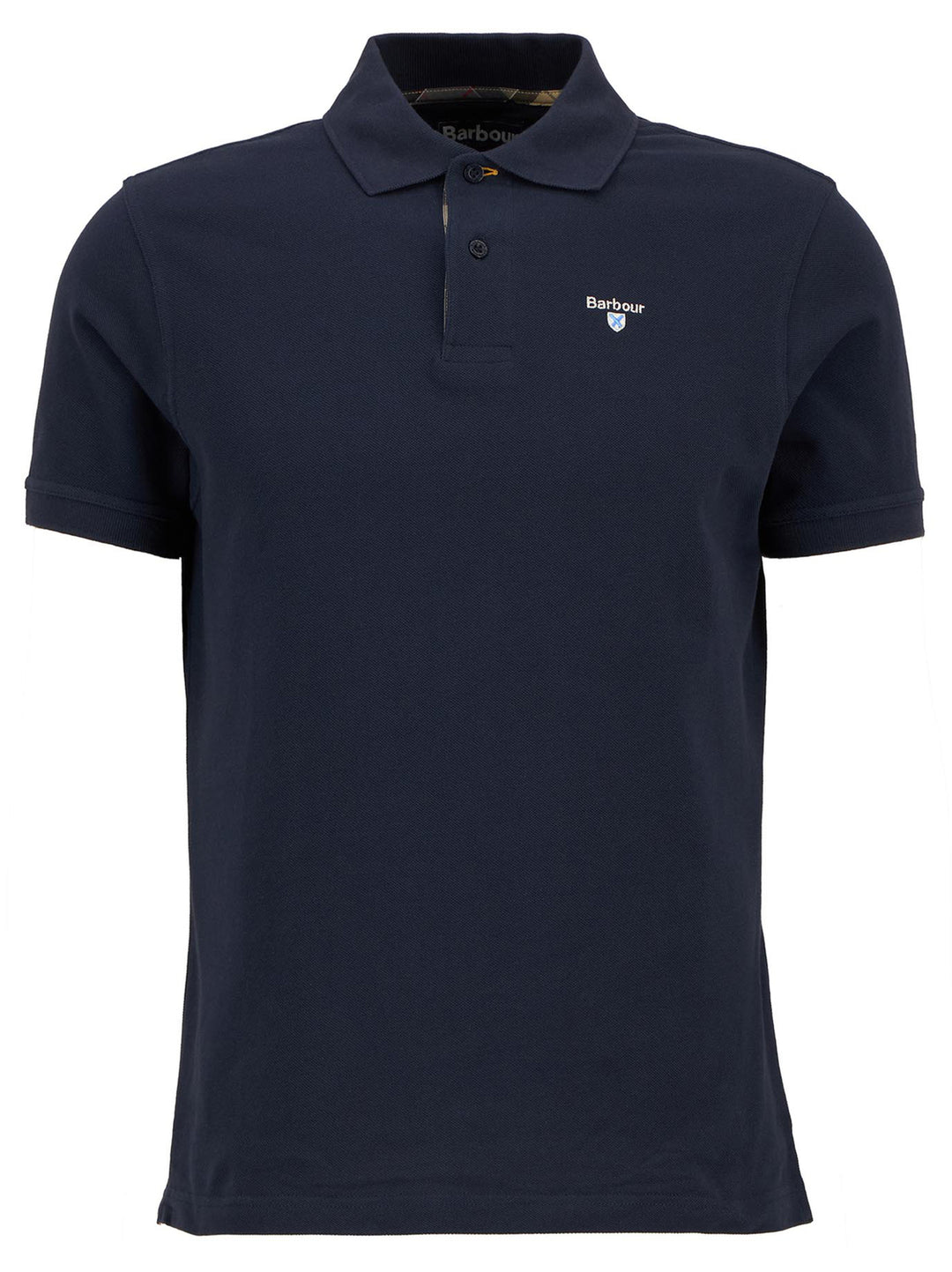 Barbour Tartan Pique Polo Shirt – Blauw-100% katoen-HEREN POLO'S & T-SHIRTS-Blauw