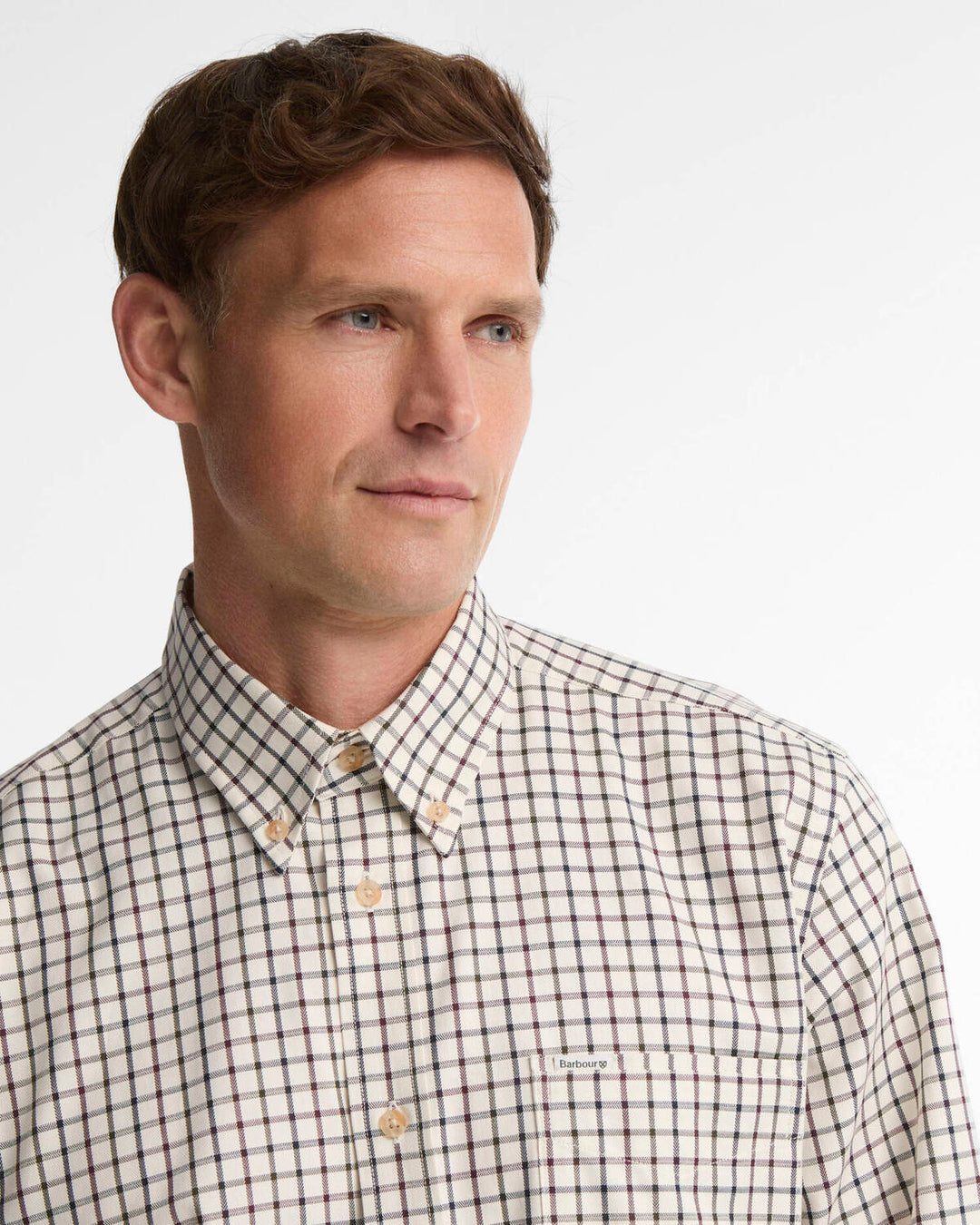 Barbour Tattersall Comfort Fit Overhemd – Rood-100% katoen-HEREN SHIRTS-Rood
