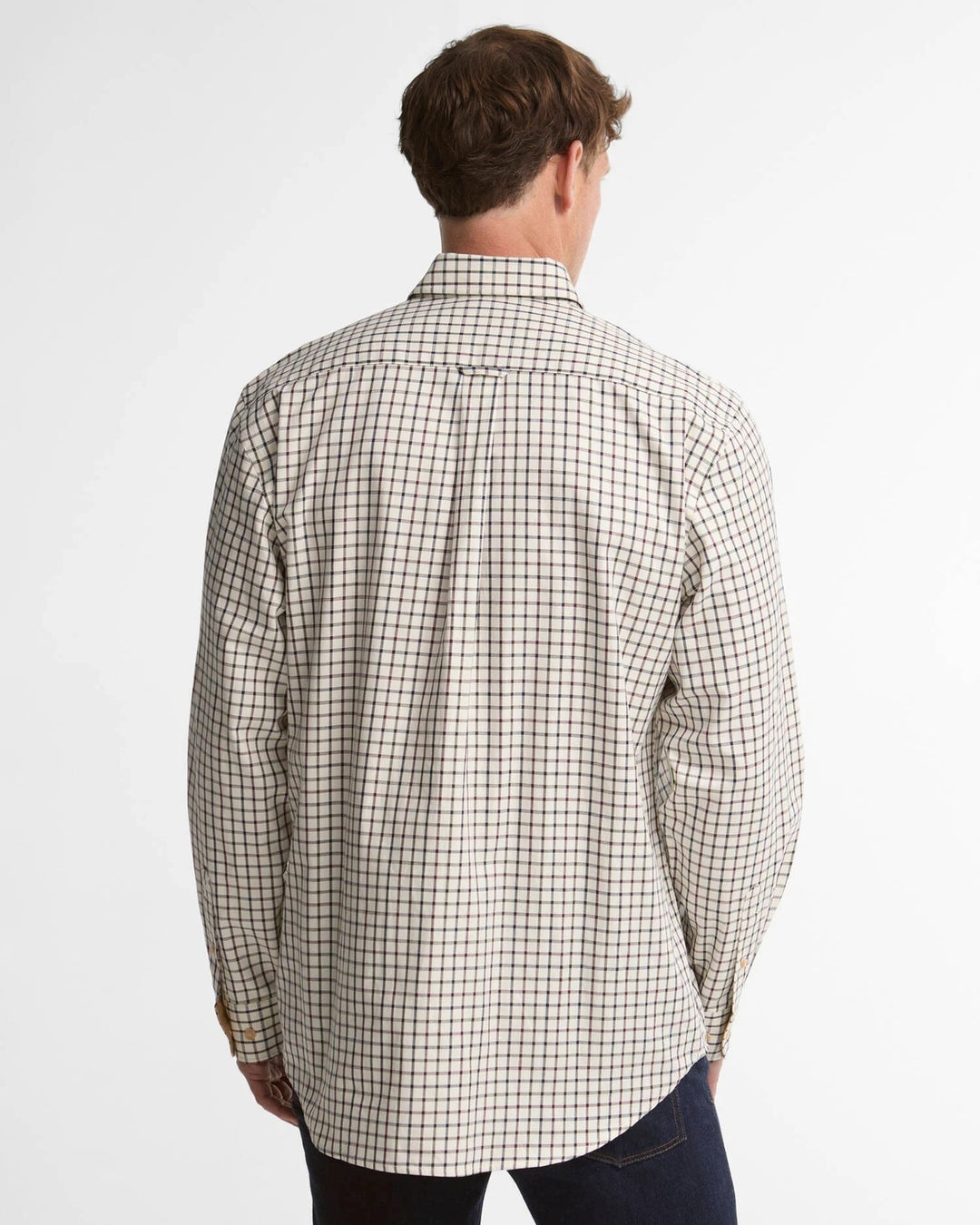 Barbour Tattersall Comfort Fit Overhemd – Rood-100% katoen-HEREN SHIRTS-Rood