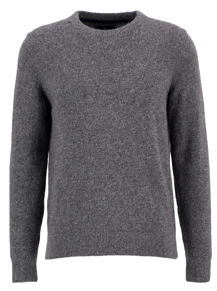 Barbour Tisbury Crew Neck Trui – Grijs-60% wol, 23% polyamide, 8% viscose, 8% zijde, 1% polyester-HEREN TRUIEN & VESTEN-G