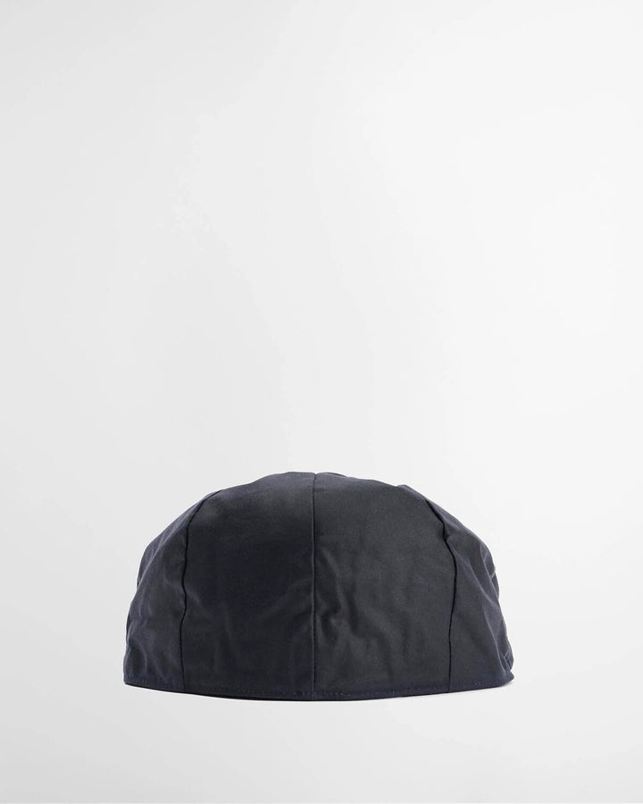 Barbour Wax Flat Cap – Blauw-100% waxed katoen-HEREN ACCESSOIRES-Blauw