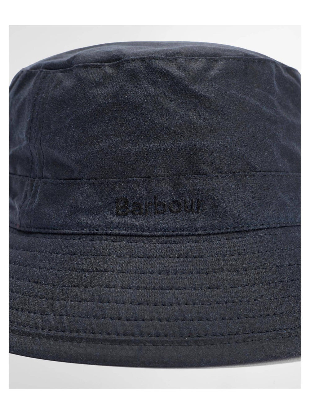 Barbour Waxed Bucket Hat – Blauw-100% waxed katoen-HEREN ACCESSOIRES-Blauw