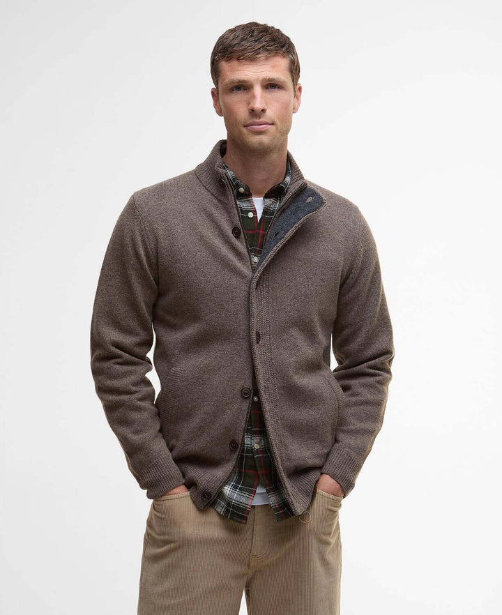 Barbour Wollen Vest – Bruin-100% wol-HEREN TRUIEN & VESTEN-Bruin