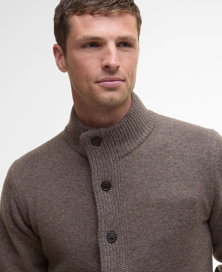 Barbour Wollen Vest – Bruin-100% wol-HEREN TRUIEN & VESTEN-Bruin