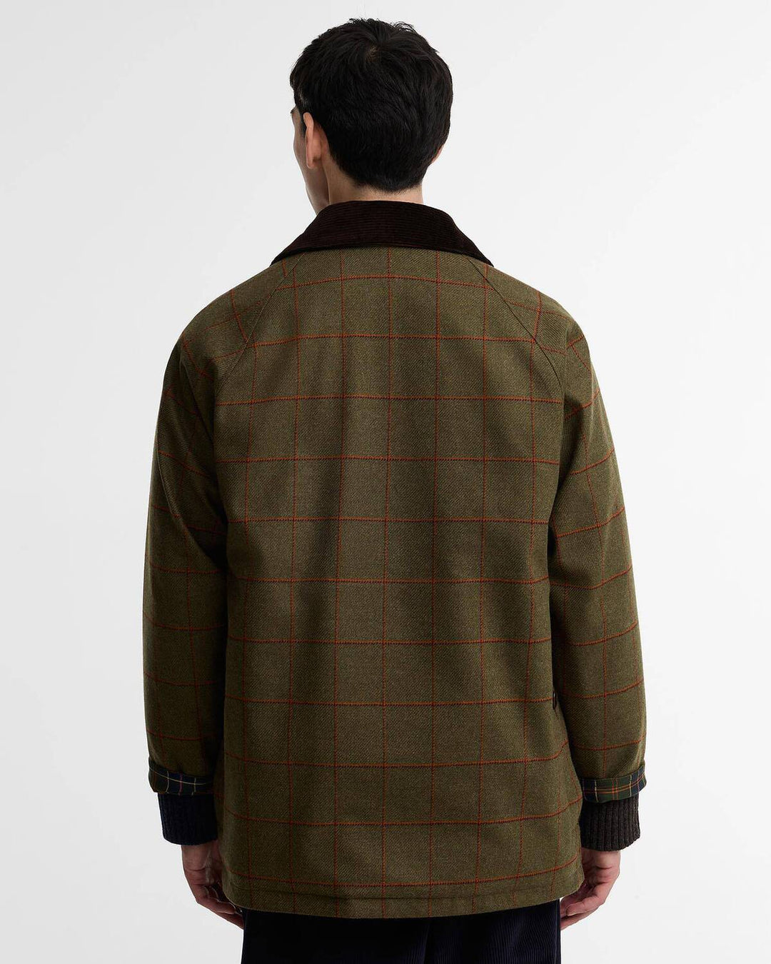 Barbour x Paul Smith Beaufort Wollen Jack – Groen-100% wol<br />Voering: 100% katoen-HEREN JASSEN & JACKS-Groen