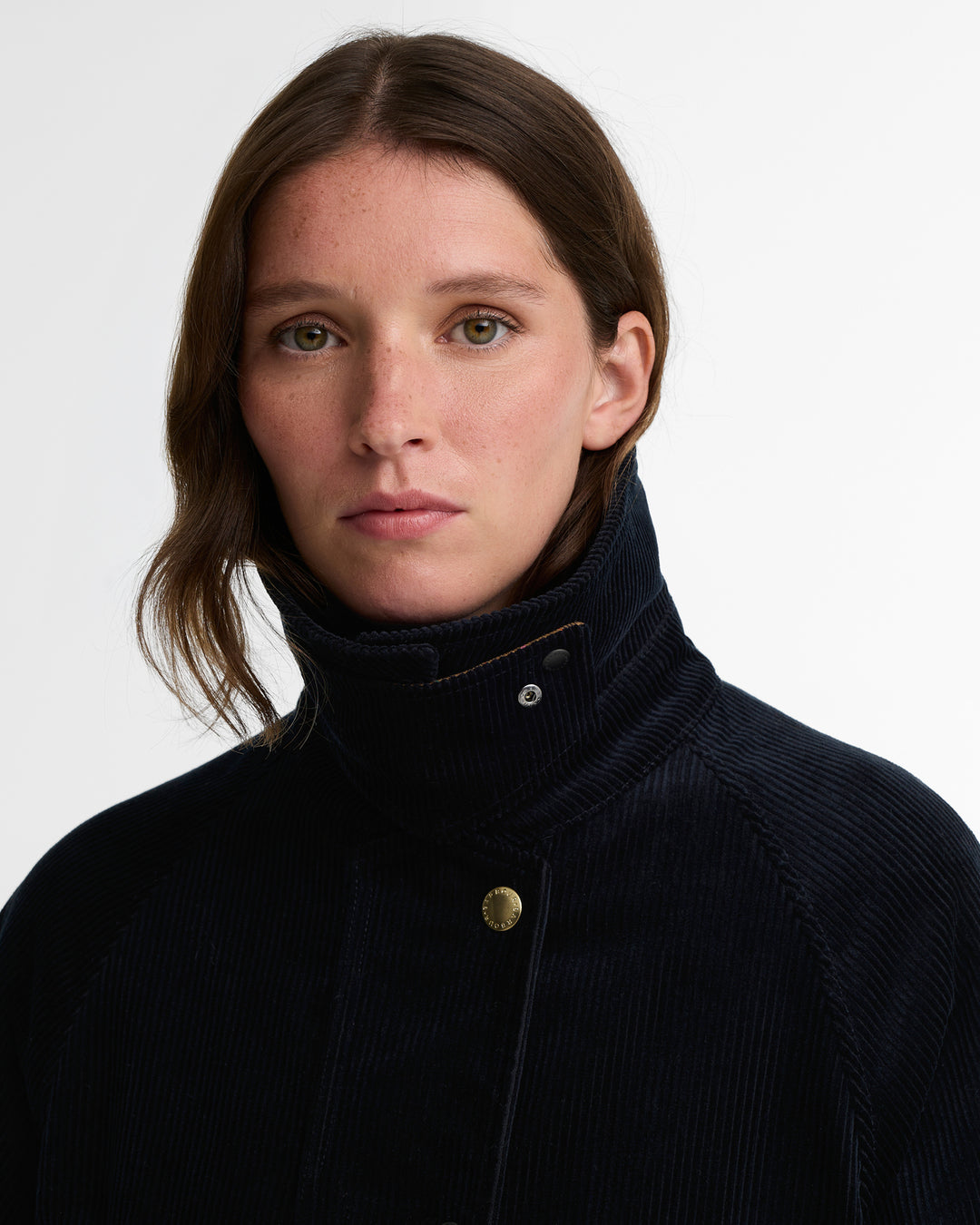 Barbour x Paul Smith Cord Beaufort Jack – Blauw-100% katoen-DAMES JASSEN & JACKS-Blauw