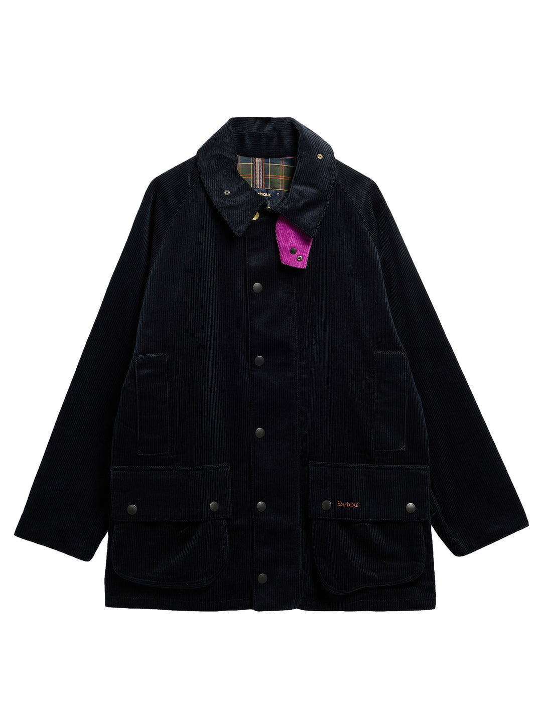 Barbour x Paul Smith Cord Beaufort Jack – Blauw-100% katoen-HEREN JASSEN & JACKS-Blauw