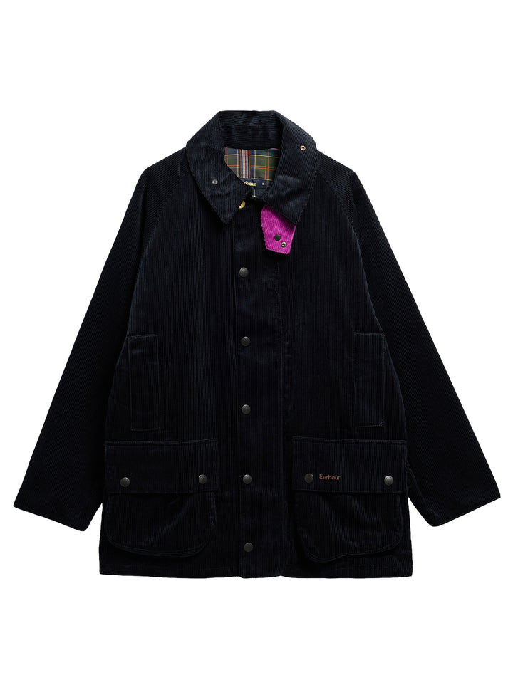 Barbour x Paul Smith Cord Beaufort Jack – Blauw-100% katoen-HEREN JASSEN & JACKS-Blauw
