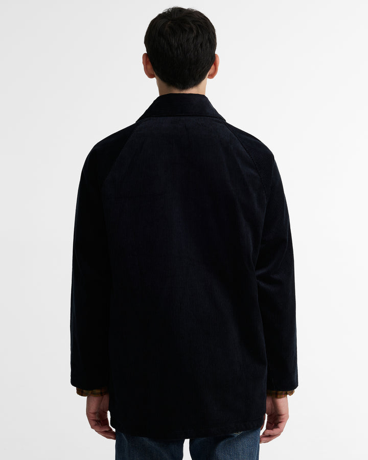 Barbour x Paul Smith Cord Beaufort Jack – Blauw-100% katoen-HEREN JASSEN & JACKS-Blauw