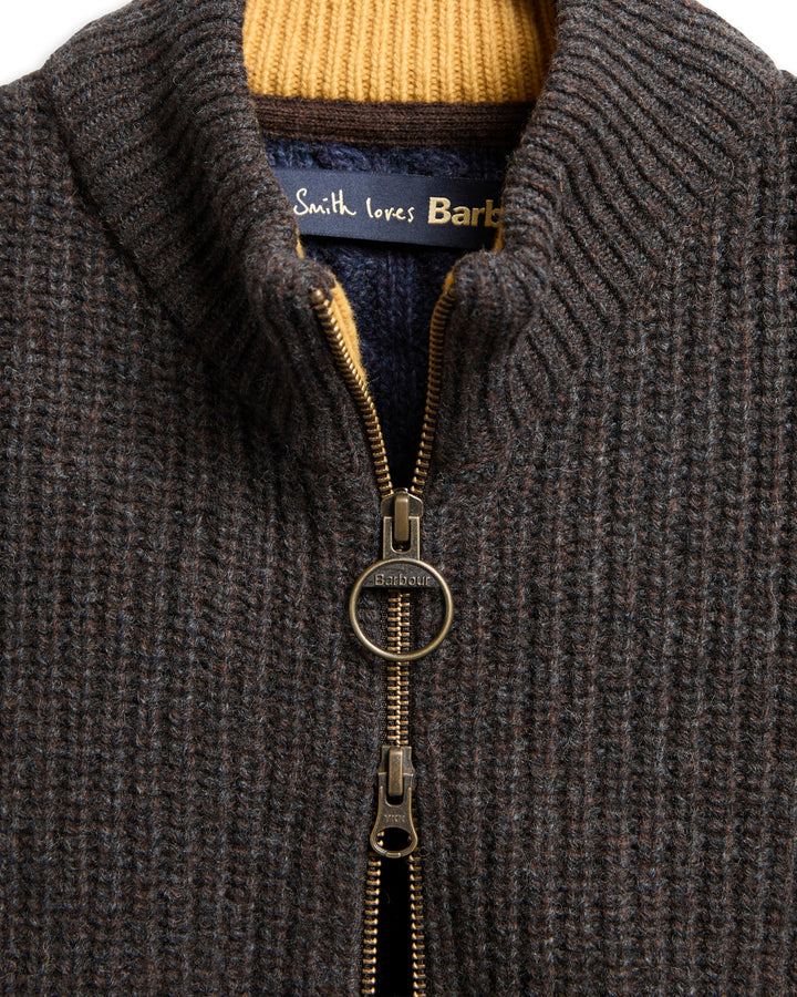 Barbour x Paul Smith Gamefair Vest – Bruin-100% wol-HEREN TRUIEN & VESTEN-Bruin