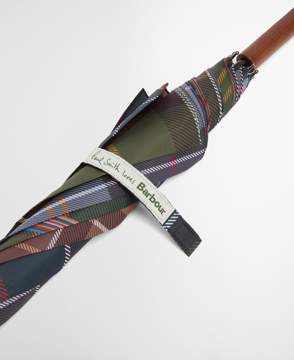 Barbour x Paul Smith Paraplu – Grijs-HEREN ACCESSOIRES-Grijs