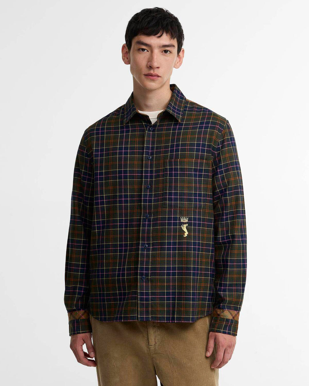 Barbour x Paul Smith Tartan Shirt – Groen-100% katoen-HEREN SHIRTS-Groen