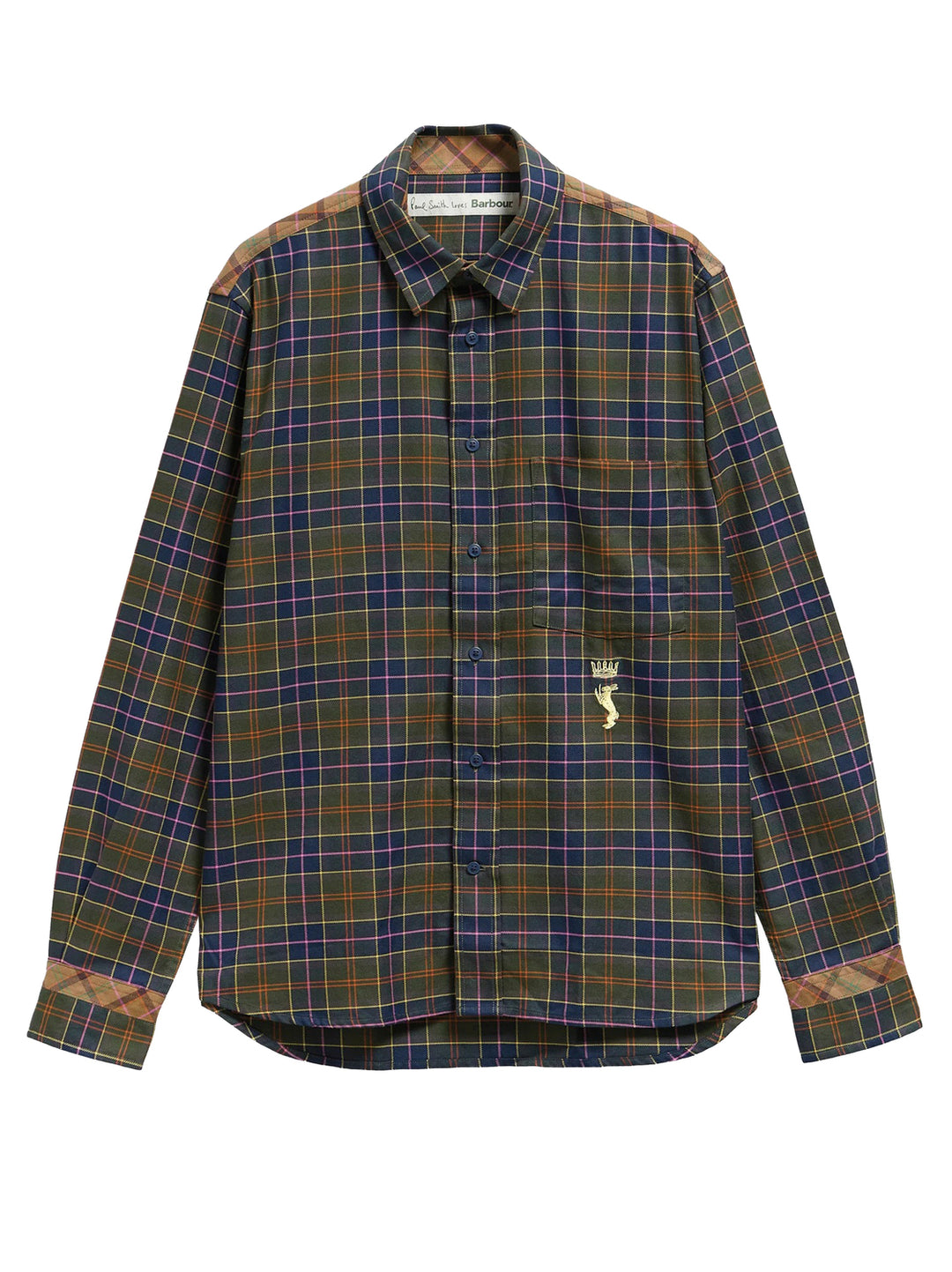 Barbour x Paul Smith Tartan Shirt – Groen-100% katoen-HEREN SHIRTS-Groen