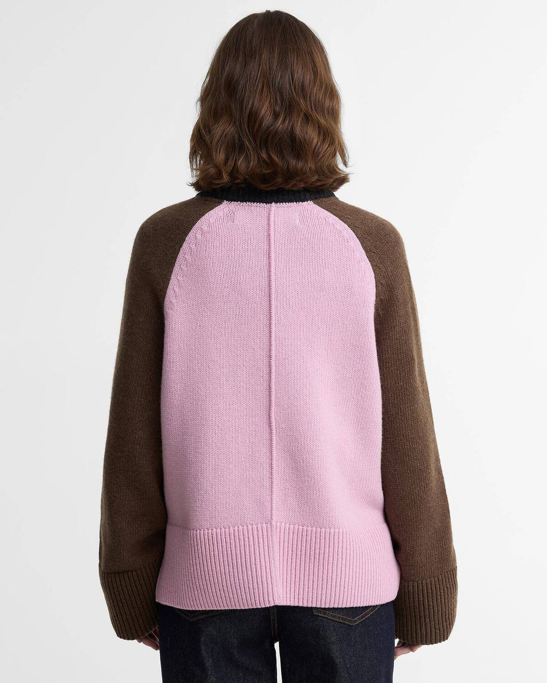 Barbour x Paul Smith Tyneside Trui – Zwart-80% wol,20% polyamide-DAMES TRUIEN & VESTEN-Zwart