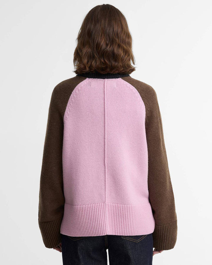 Barbour x Paul Smith Tyneside Trui – Zwart-80% wol,20% polyamide-DAMES TRUIEN & VESTEN-Zwart