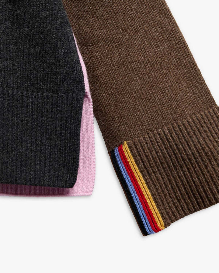 Barbour x Paul Smith Tyneside Trui – Zwart-80% wol,20% polyamide-DAMES TRUIEN & VESTEN-Zwart