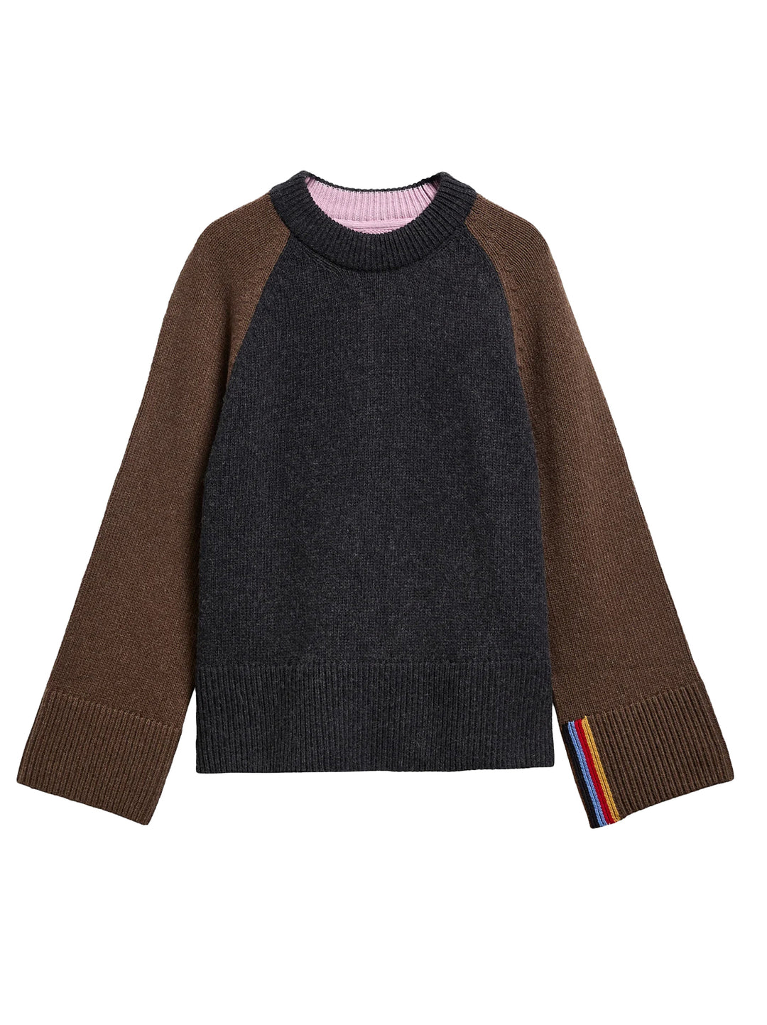 Barbour x Paul Smith Tyneside Trui – Zwart-80% wol,20% polyamide-DAMES TRUIEN & VESTEN-Zwart