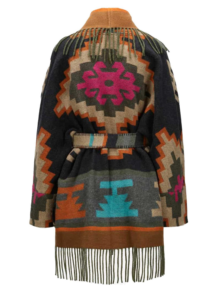 Bazar Deluxe jas S932-80% wol, 20% polyamide-DAMES JASSEN & JACKS-Groen