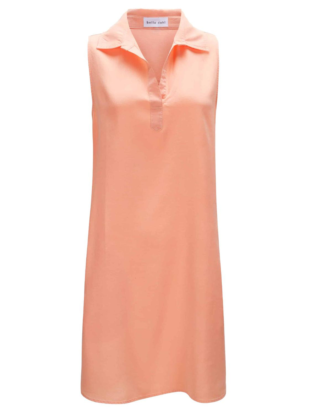 Bella Dahl korte jurk B6691-100% Lyocell-DAMES JURKEN-Oranje