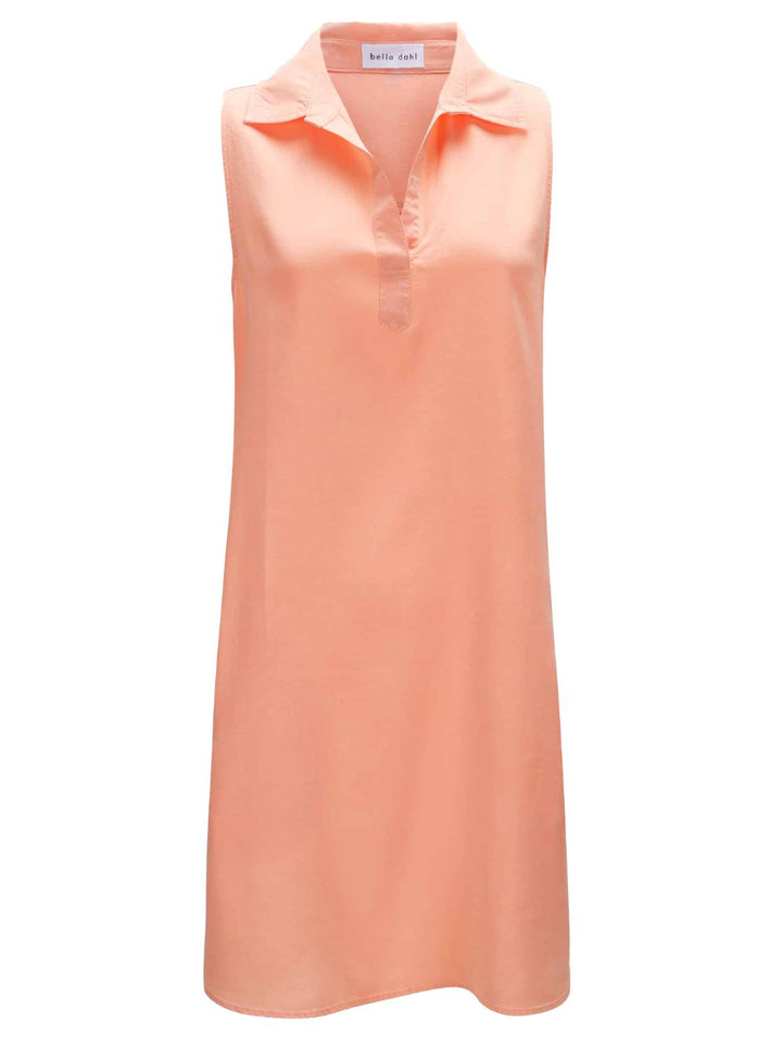Bella Dahl korte jurk B6691-100% Lyocell-DAMES JURKEN-Oranje