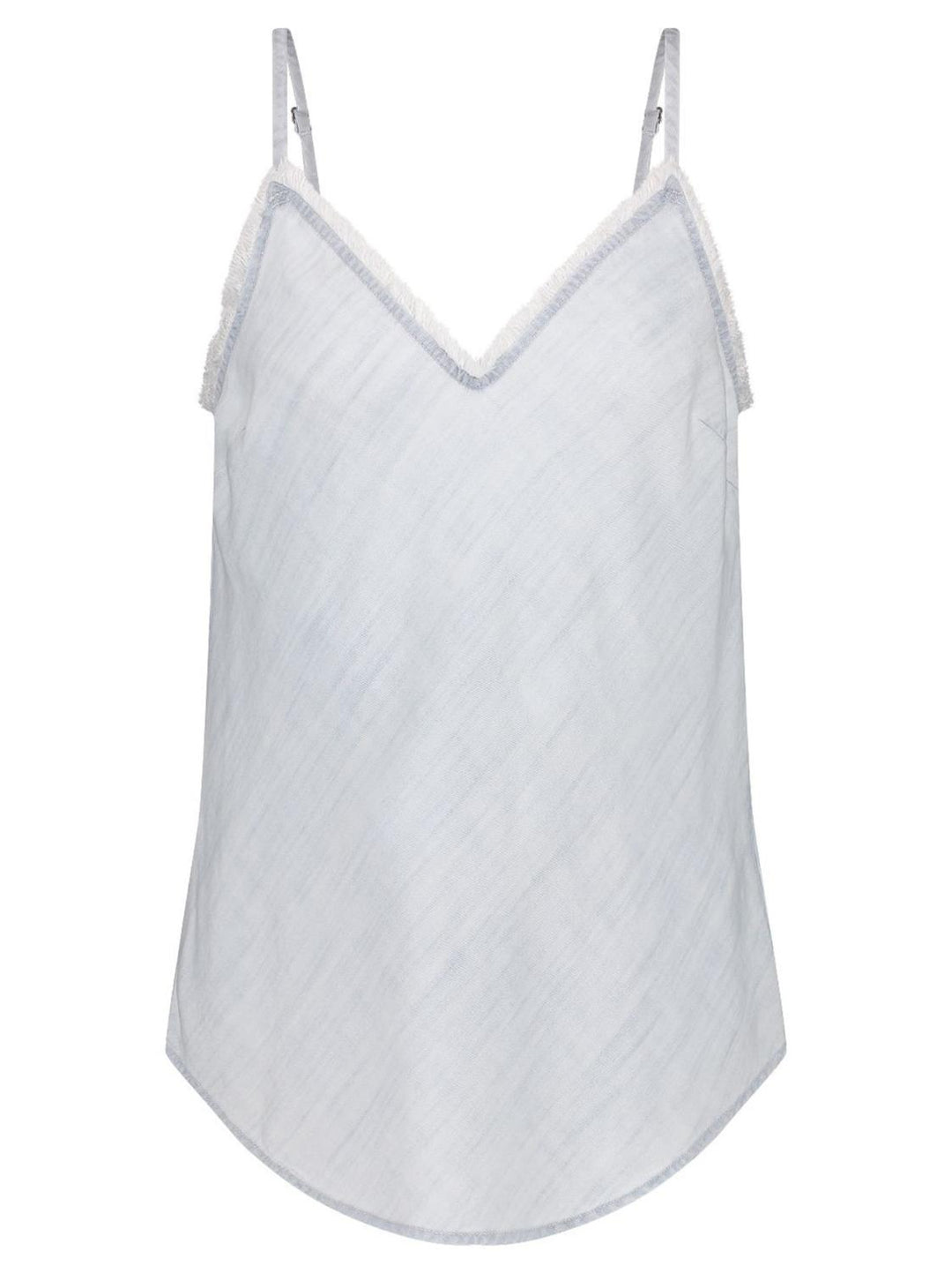 Bella Dahl top-55% cupro, 45% rayon-DAMES TOPS & BLOUSES-Blauw