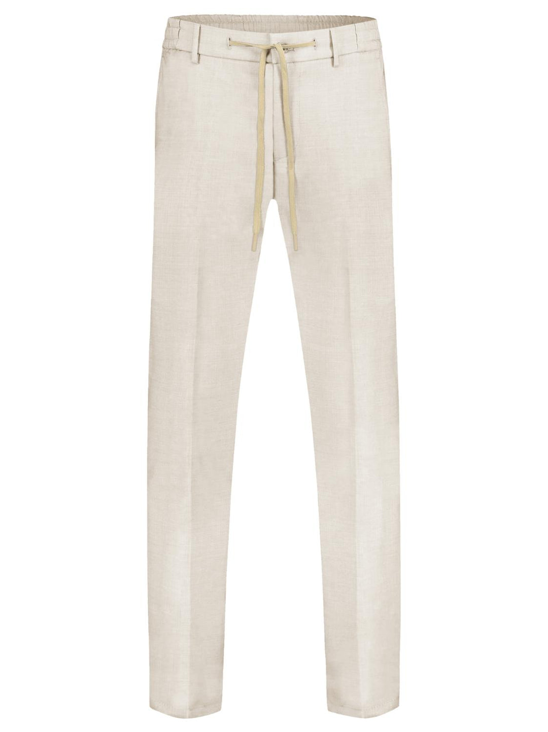 BERWICH linnen pantalon-54% lyocell, 46% linnen-HEREN BROEKEN-Beige