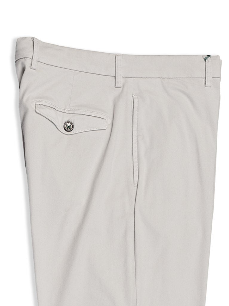 Berwich Morello Chino – Beige (Pomice)-61% katoen, 34% lyocell, 5% elasthaan-HEREN BROEKEN-Beige