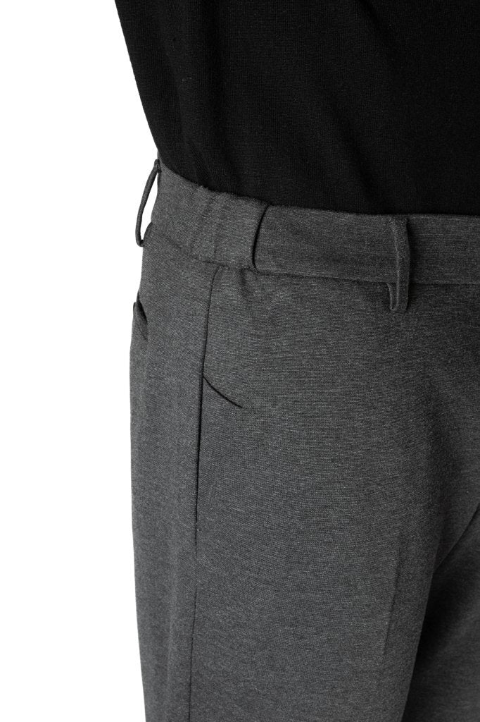 BERWICH Morello Elax Chino – Grijs-70% viscose, 25% polyamide, 5% elastaan-HEREN BROEKEN-Grijs