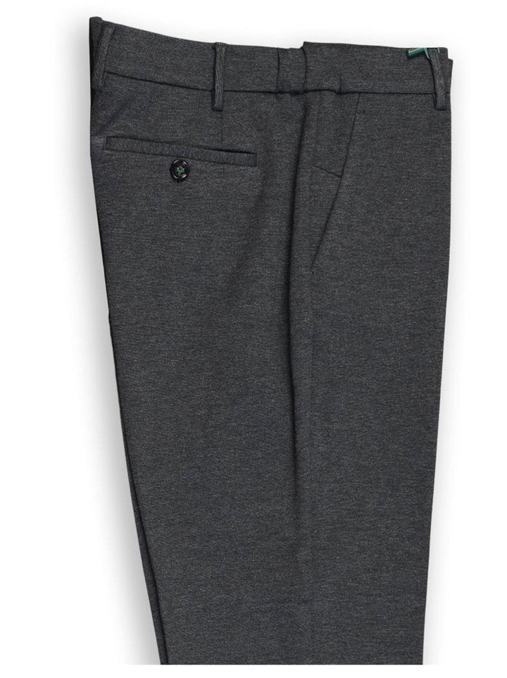 BERWICH Morello Elax Chino – Grijs-70% viscose, 25% polyamide, 5% elastaan-HEREN BROEKEN-Grijs