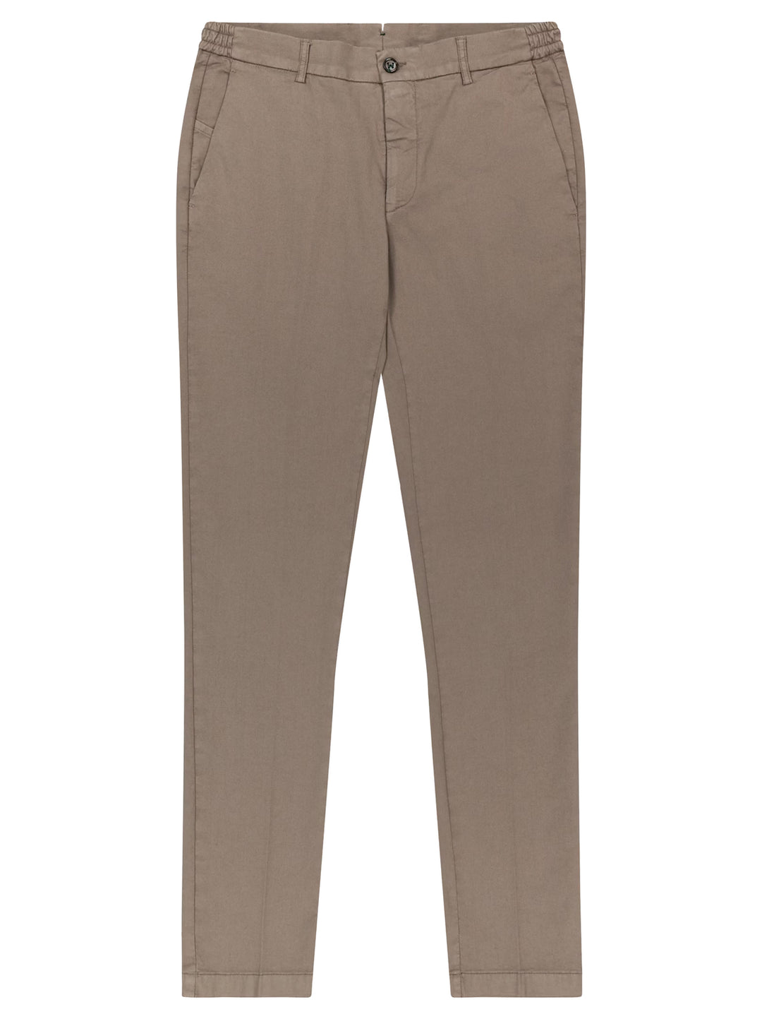 Berwich Morello Elax GD Slim Fit Chino – Bruin-58% lyocel, 40% katoen, 2% elastaan-HEREN BROEKEN-Bruin