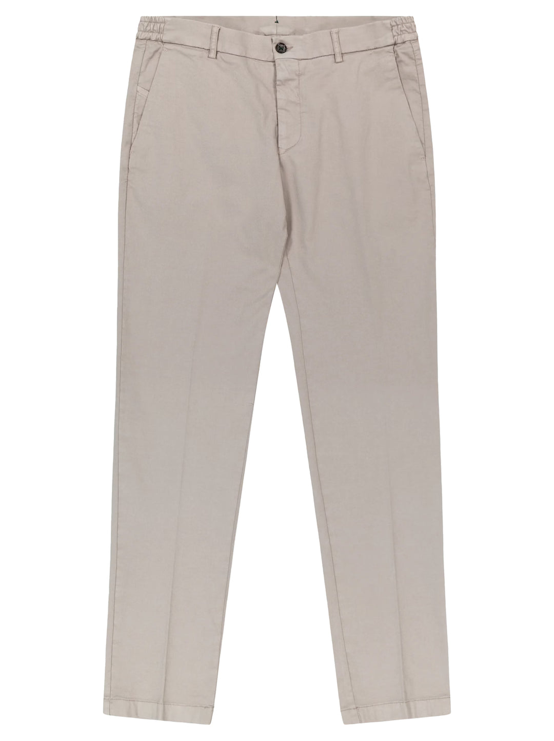  Berwich Morello Elax GD Slim Fit Chino – Grijs-58% lyocel, 40% katoen, 2% elastaan-HEREN BROEKEN-Grijs