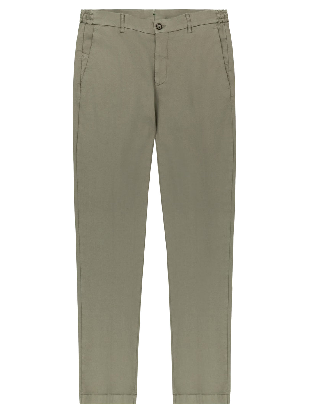 Berwich Morello Elax GD Slim Fit Chino – Groen-58% lyocel, 40% katoen, 2% elastaan-HEREN BROEKEN-Groen